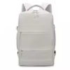 Expandable Oxford Diaper Backpack with Insulated Layer White color SKU reference