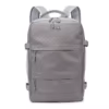 Expandable Oxford Diaper Backpack with Insulated Layer Gray color SKU reference