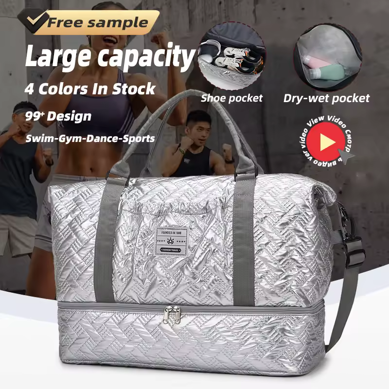 Dry-Wet Separation Gym Weekender with Shoe Compartment product reference image
