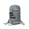 Nylon Hiking Backpack with Adjustable Shoulder Straps Light gray color SKU reference