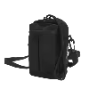 Drawstring Phone & Water Bottle Crossbody Bag Black color SKU reference
