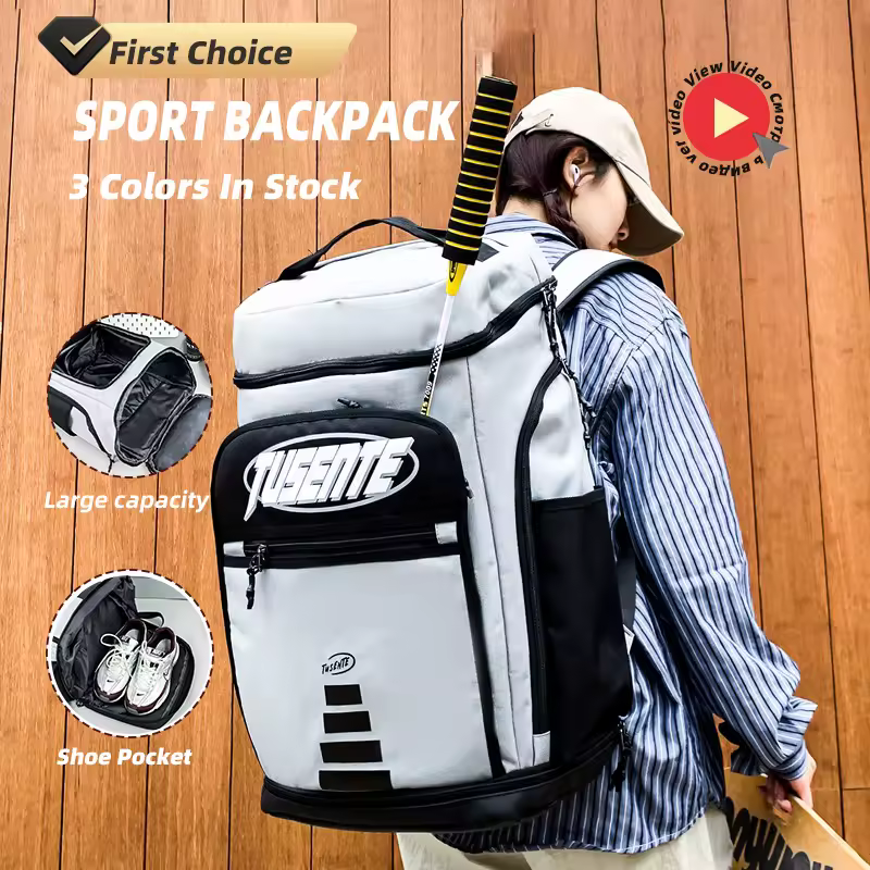 Oxford Racket-Sports Backpack with Independent Shoe Compartment product reference image