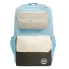 Colorblock Nylon Backpack with Laptop Compartment Light Blue color SKU reference