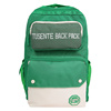Color-Block Nylon School & Travel Backpack Light green color SKU reference