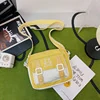 Cat-Motif Polyester Mini Crossbody Bag with Chain Detail Dark khaki color SKU reference