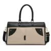 Canvas Travel Bag with Wet-Dry Pocket Black color SKU reference