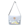 Bear-Print Mini Shoulder Bag with Pom-Pom Charm Color reference 01 color SKU reference