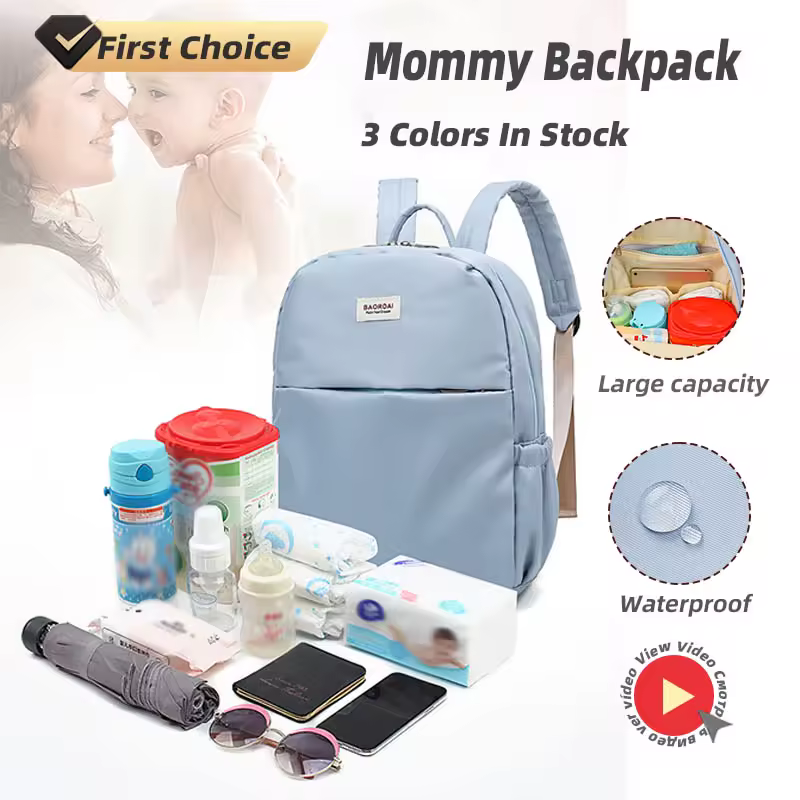 Oxford Mom Backpack with Wet-Dry and Bottle Storage product reference image