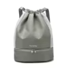 Oxford Drawstring Backpack with Wet-Dry Storage Green color SKU reference