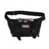 Reflective Polyester Waist Bag with Mesh Pocket Color option 01 color SKU reference