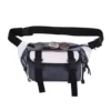 Reflective Polyester Waist Bag with Mesh Pocket Color option 02 color SKU reference