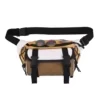 Reflective Polyester Waist Bag with Mesh Pocket Color option 03 color SKU reference