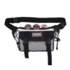 Reflective Polyester Waist Bag with Mesh Pocket Color option 04 color SKU reference