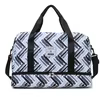 Oxford Sports Travel Duffel with Wet-Dry and Shoe Storage Black color SKU reference