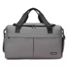 Nylon Travel Duffel with Shoe Compartment Gray color SKU reference