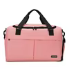 Nylon Travel Duffel with Shoe Compartment Pink color SKU reference