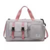 Oxford Sports Duffel with Wet-Dry Pocket and Shoe Compartment Gray color SKU reference