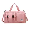 Oxford Sports Duffel with Wet-Dry Pocket and Shoe Compartment Pink color SKU reference