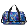 Oxford Travel Duffel with Wet-Dry and Shoe Storage Light blue color SKU reference