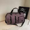 Oxford Travel Duffel with Front and Multi-Pocket Storage Carmine color SKU reference