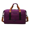 Sports Travel Tote with Yoga Mat Strap and Shoe Storage Purple color SKU reference
