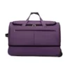 Three-Size Foldable Rolling Luggage with Silent Wheels Purple · reference 3 color SKU reference