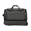 Three-Size Foldable Rolling Travel Duffel Brown · reference 3 color SKU reference