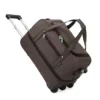 Three-Size Oxford Rolling Travel Backpack with Laptop Sleeve Brown · reference 2 color SKU reference