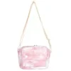Tie-Dye Mini Crossbody Bag with Plush Bear Charm Color option 04 color SKU reference