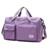 Oxford Travel Duffel with Shoe and Wet-Dry Compartments Purple color SKU reference