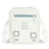 Cat-Embroidered Nylon Mini Crossbody Bag Color option 01 color SKU reference