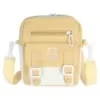 Cat-Embroidered Nylon Mini Crossbody Bag Color option 02 color SKU reference
