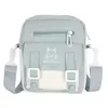 Cat-Embroidered Nylon Mini Crossbody Bag Color option 03 color SKU reference