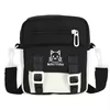 Cat-Embroidered Nylon Mini Crossbody Bag Color option 05 color SKU reference