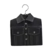 Jacket-Shaped PU Crossbody Bag with Stud and Chain Details Dark color reference color SKU reference
