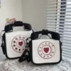 Novelty Phone-Shaped PU Crossbody Bag Design option 02 color SKU reference