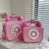 Novelty Phone-Shaped PU Crossbody Bag Design option 04 color SKU reference