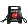 Stop-Sign Print Canvas Mini Crossbody Bag Stop-sign print color SKU reference