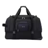 80L Oxford Extensible Rolling Travel Duffel Blue color SKU reference