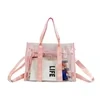 13L Clear PVC Shoulder & Crossbody Bag for Events SKU option 01 color SKU reference