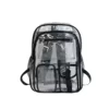 17L Clear PVC Stadium Backpack for Custom Logo Programs Black color SKU reference
