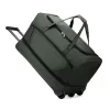 Oxford Rolling Travel Duffel with Two-Way Zipper Green · reference 2 color SKU reference