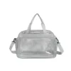 22L Clear PVC Shoulder & Crossbody Tote Gray color SKU reference