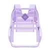 18L Transparent PVC Backpack for Events and Travel Purple color SKU reference