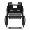 18L Transparent PVC Backpack for Events and Travel Black color SKU reference