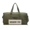 32L Canvas Gym Duffel with Shoe Compartment Green color SKU reference