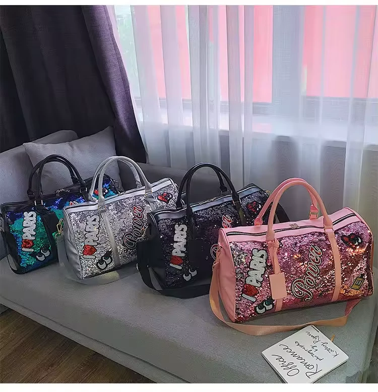 Sequin Weekender Duffel with Dry/Wet and Shoe Compartments product reference image