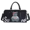 Sequin Bear Gym Duffel with Dry/Wet and Shoe Storage Design option 01 color SKU reference