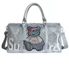 Sequin Bear Gym Duffel with Dry/Wet and Shoe Storage Design option 02 color SKU reference