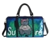 Sequin Bear Gym Duffel with Dry/Wet and Shoe Storage Design option 03 color SKU reference